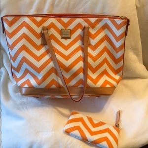 Dooney and Bourke tote with small bag